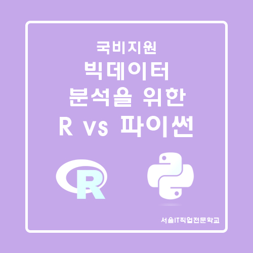  [국비지원] 빅데이터 분석을 위해 R을 배울까? 파이썬을 배울까?