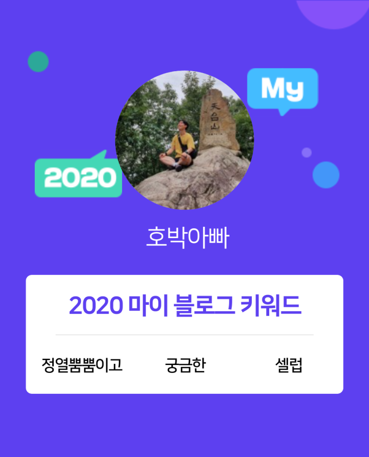  [2020 마이블로그 리포트] 한 눈에 보는 올해 내 블로그 데이터!