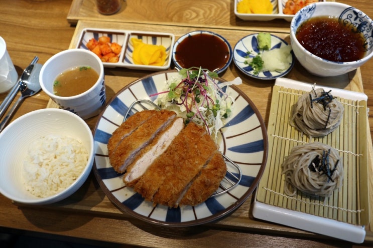 송도 센트럴파크 맛집 호천당 돈까스 소바 우동 존맛탱