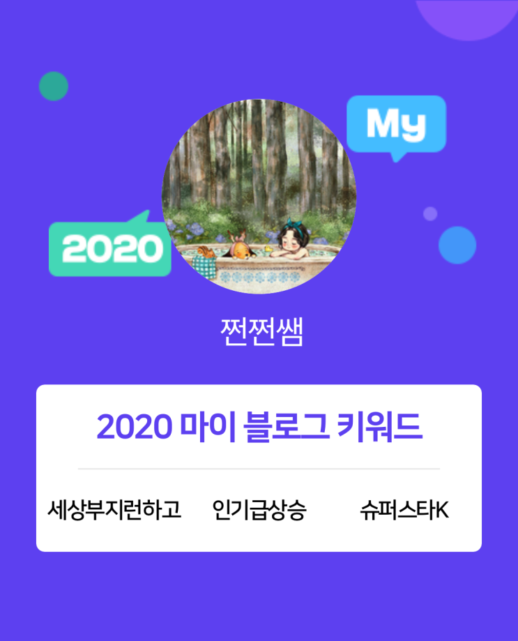 [2020 마이블로그 리포트] 한 눈에 보는 올해 내 블로그 데이터!