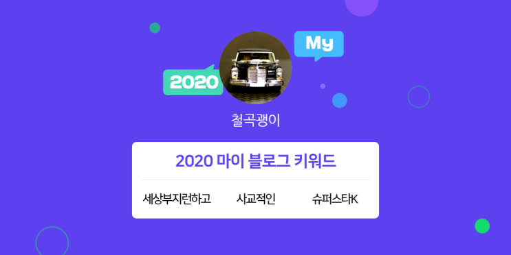  [2020 마이블로그 리포트] 한 눈에 보는 올해 내 블로그 데이터!