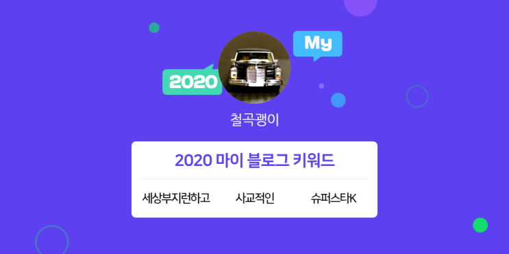 [2020 마이블로그 리포트] 한 눈에 보는 올해 내 블로그 데이터!