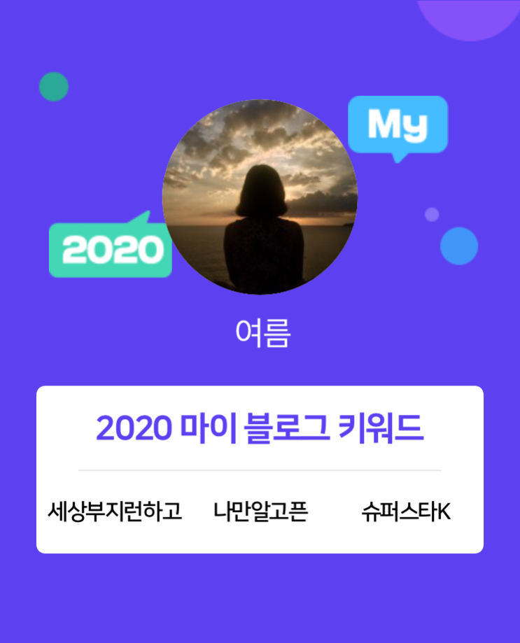 [2020 마이블로그 리포트] 한 눈에 보는 올해 내 블로그 데이터!