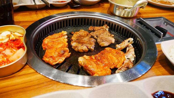  충주 연수동 닭갈비 사계진미 가성비 좋은 숯불닭갈비 무한리필 맛집