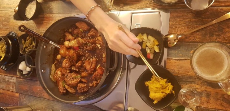  해운대계모임닭볶음탕 추억될 맛점