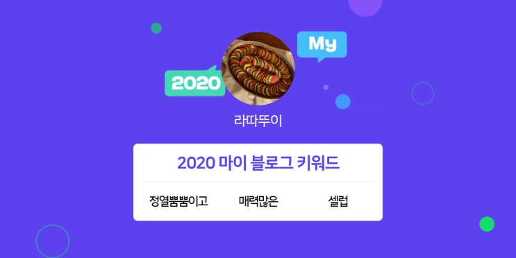 [2020 마이블로그 리포트] 한 눈에 보는 올해 내 블로그 데이터!