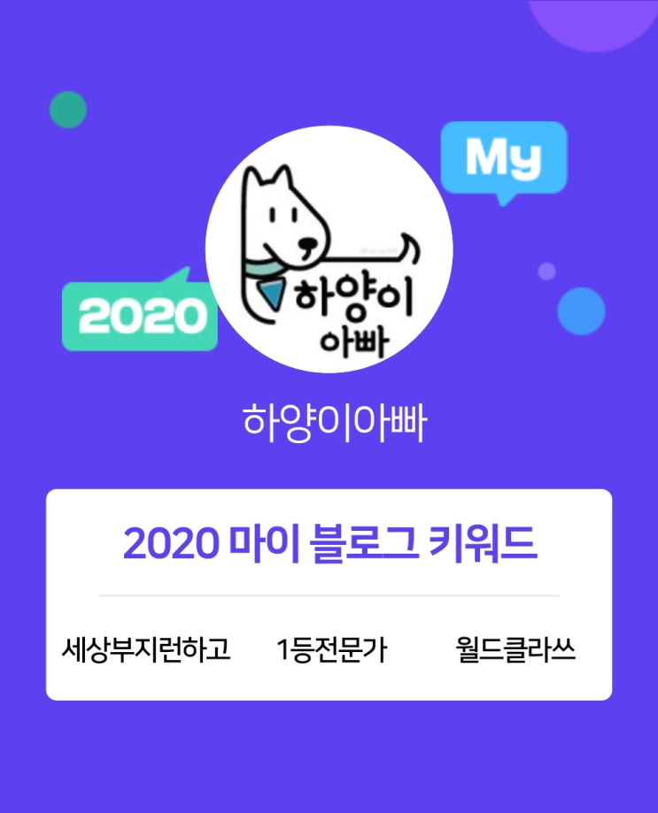 [2020 마이블로그 리포트] 한 눈에 보는 올해 내 블로그 데이터!