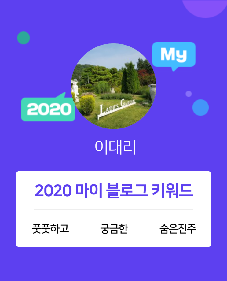 [2020 마이블로그 리포트] 한 눈에 보는 올해 내 블로그 데이터!