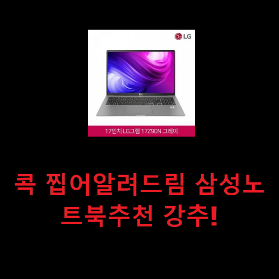 콕 찝어알려드림 삼성노트북추천 강추! 콕 찝어알려드림 삼성노트북추천 강추!