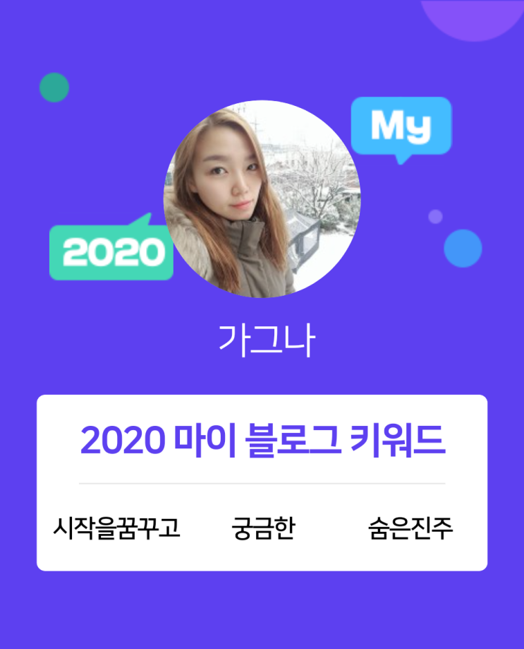 [2020 마이블로그 리포트] 한 눈에 보는 올해 내 블로그 데이터!