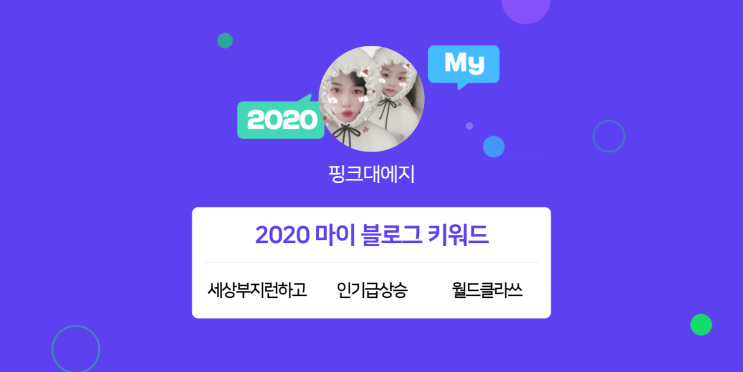  [2020 마이블로그 리포트] 한 눈에 보는 올해 내 블로그 데이터!