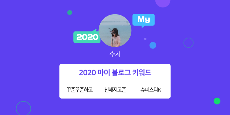  [2020 마이블로그 리포트] 한 눈에 보는 올해 내 블로그 데이터!