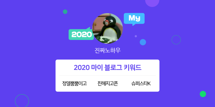  [2020 마이블로그 리포트] 한 눈에 보는 올해 내 블로그 데이터!