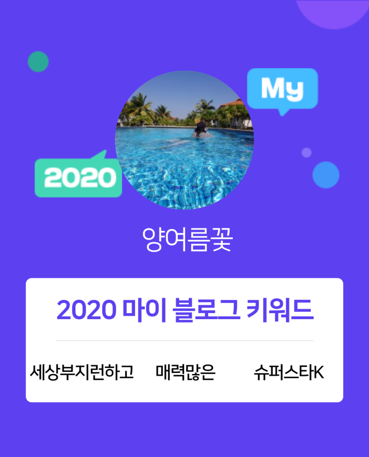 [2020 마이블로그 리포트] 한 눈에 보는 올해 내 블로그 데이터!