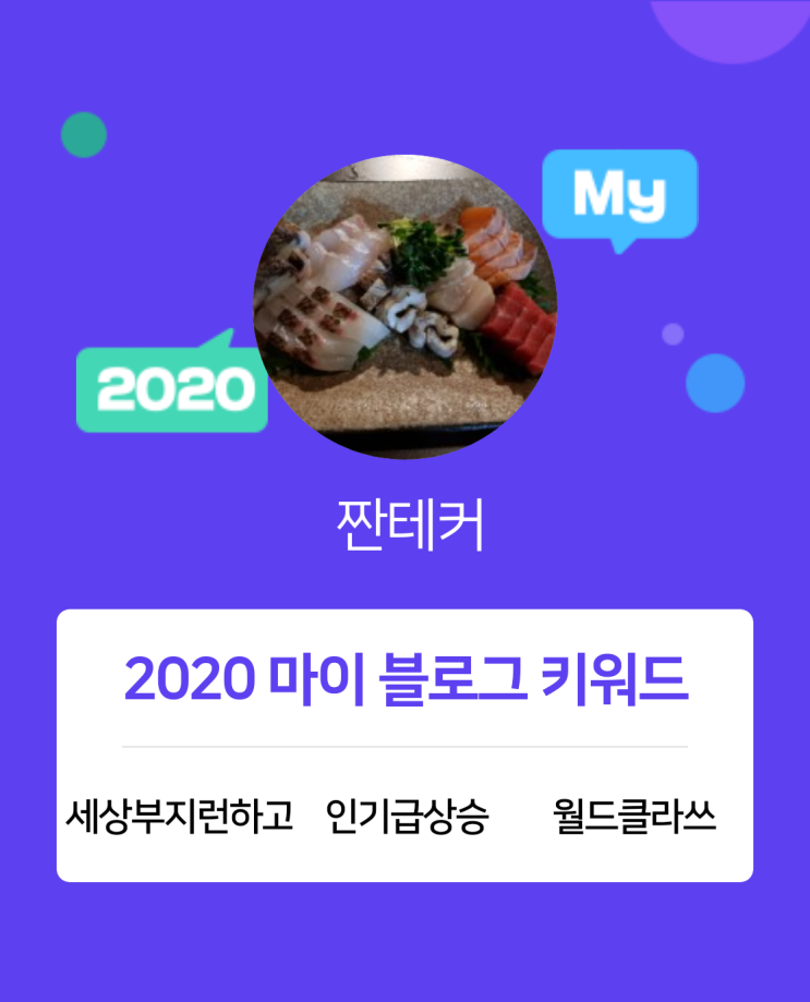  [2020 마이블로그 리포트] 한 눈에 보는 올해 내 블로그 데이터!