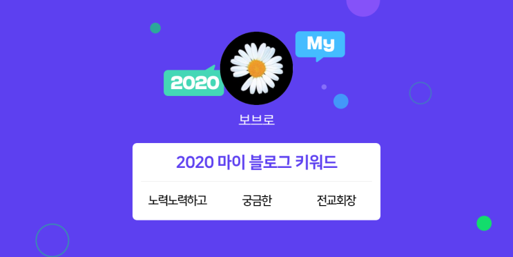  [2020 마이블로그 리포트] 한 눈에 보는 올해 내 블로그 데이터!