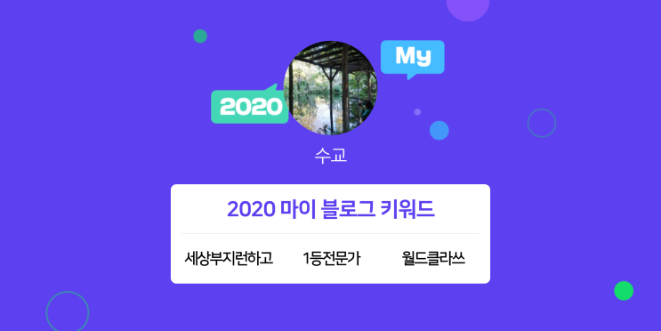 [2020 마이블로그 리포트] 한 눈에 보는 올해 내 블로그 데이터!