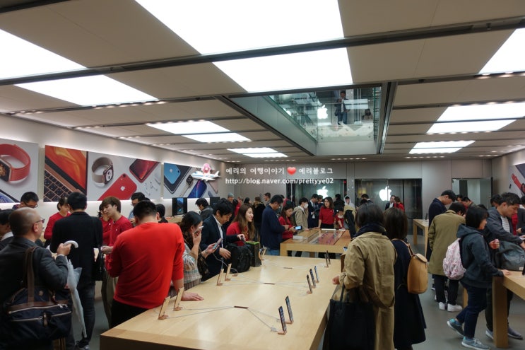  긴자 애플스토어 Apple Store에서 아이폰 아이패드 구경