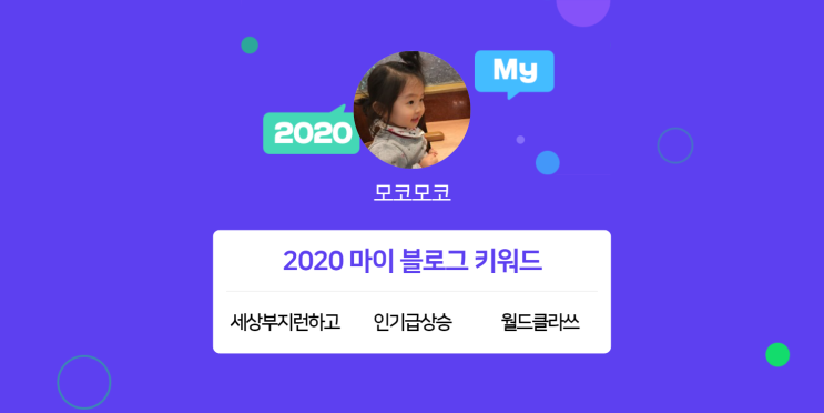  [2020 마이블로그 리포트] 한 눈에 보는 올해 내 블로그 데이터!