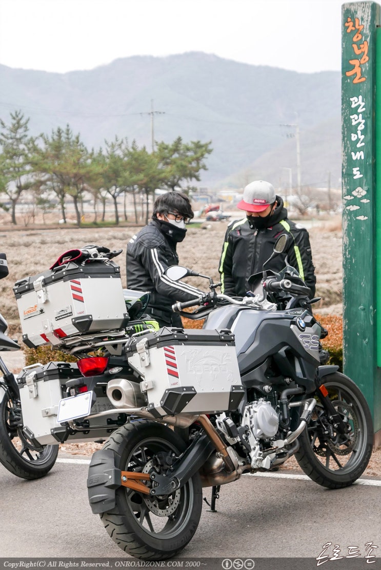  2020.12.13 박진교건너 한태령을 넘고 남강을 따라 달리다. Feat. BMW R1200RT & F750GS, 혼다 NC700X