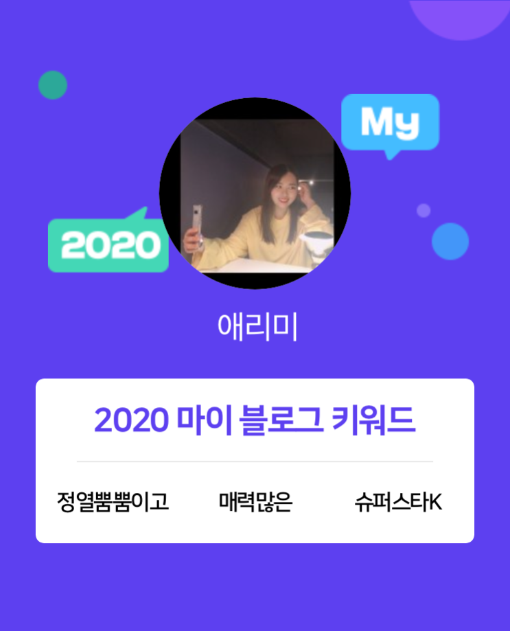 [2020 마이블로그 리포트] 한 눈에 보는 올해 내 블로그 데이터!