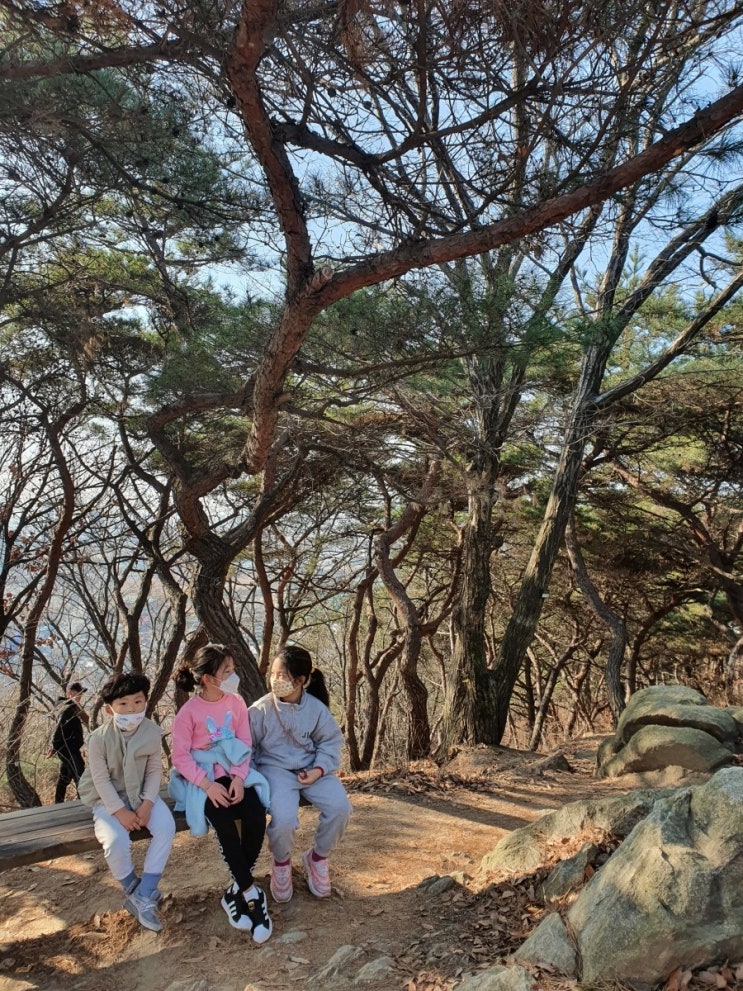  청량산 등산 정상까지 수고했어 딸~
