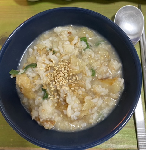  황태 누룽지죽