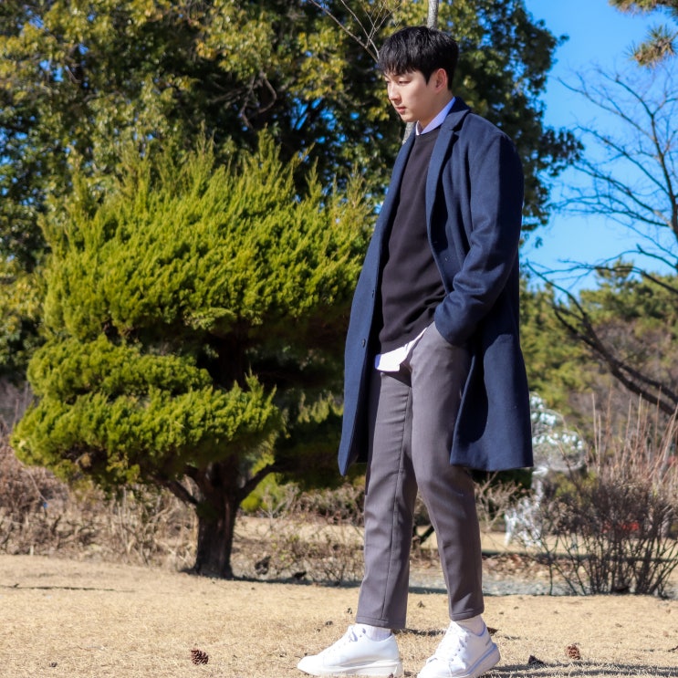  겨울에도 멋있고 따뜻한 옥상스타일 남자 기모 슬랙스