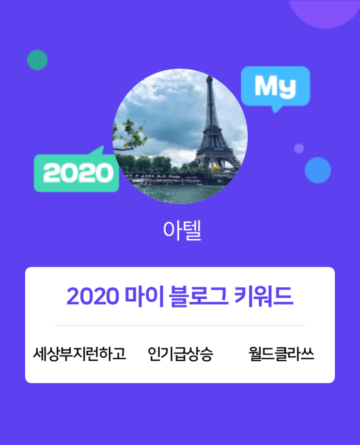  [2020 마이블로그 리포트] 한 눈에 보는 올해 내 블로그 데이터! 초보블로거 활동실적은?