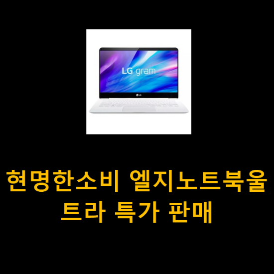 현명한소비 엘지노트북울트라 특가 판매 현명한소비 엘지노트북울트라 특가 판매