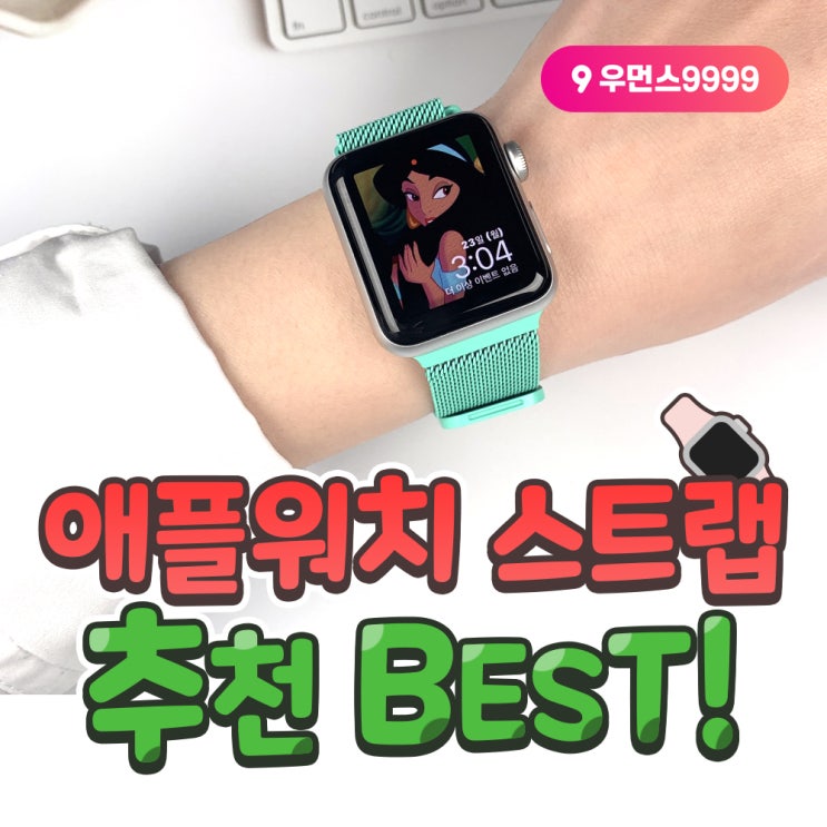  [애플워치 줄질]지금 딱! 겨울 스트랩 추천 애플워치 3 6 SE 실버/골드 38 42 44 mm