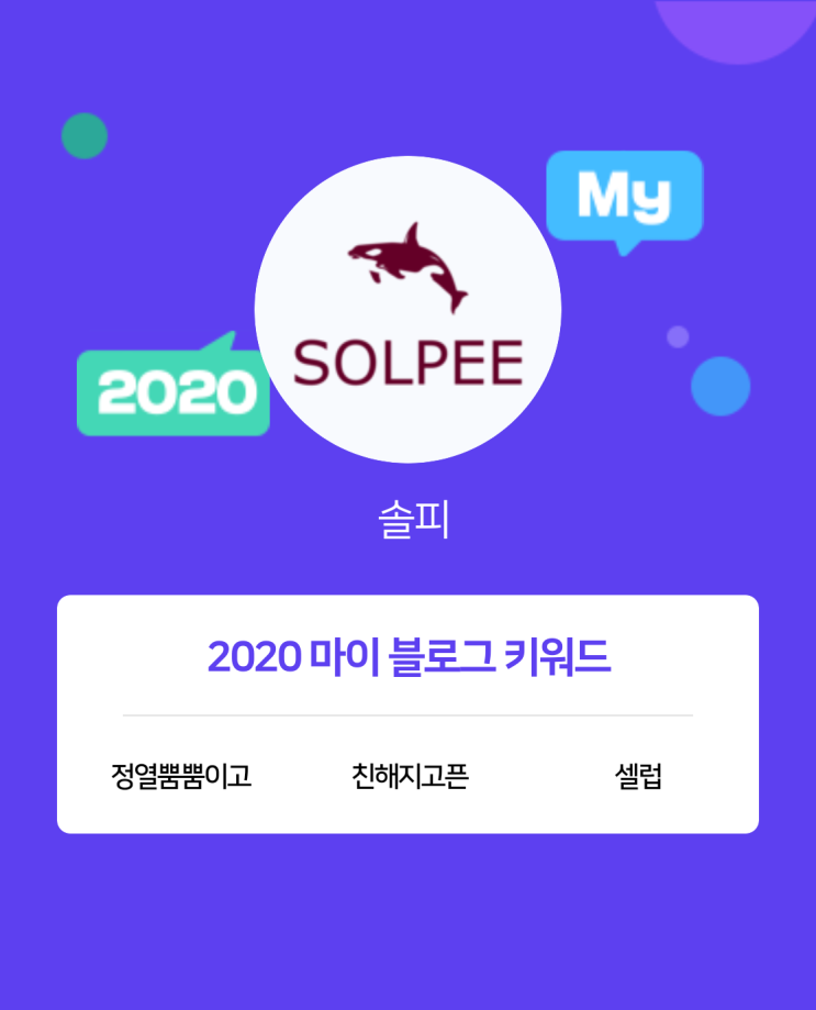 [2020 마이블로그 리포트] 한 눈에 보는 올해 내 블로그 데이터!