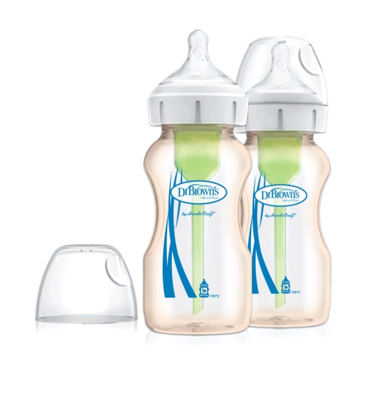  닥터브라운 와이드넥 옵션스 플러스 PESU 젖병 270ml x 2p
