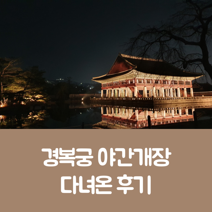  [야간 경복궁] 종로 롤링파스타 먹고 경복궁 야간 관람한 일상