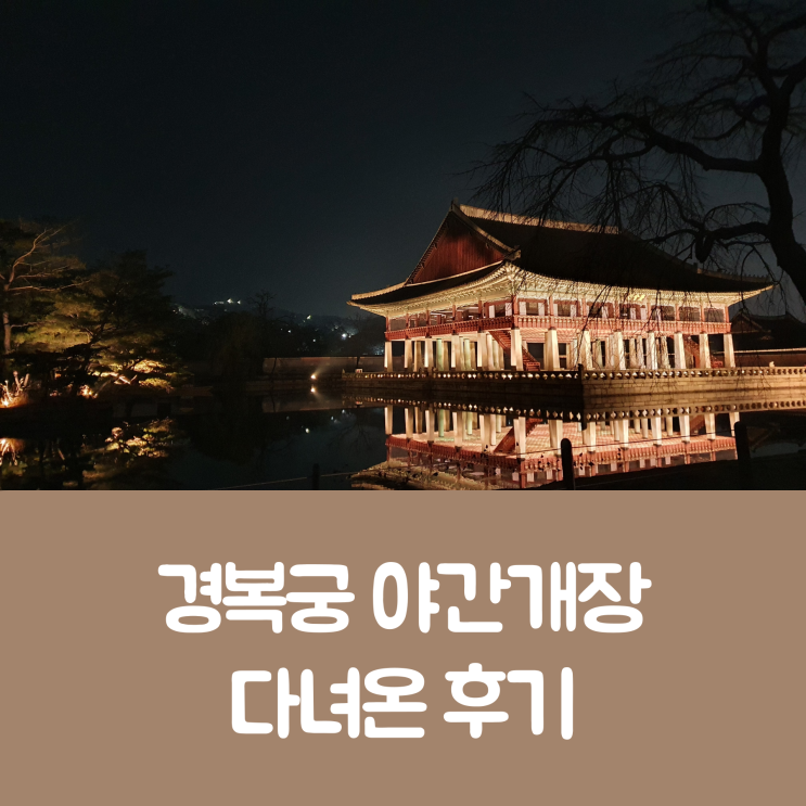 [야간 경복궁] 종로 롤링파스타 먹고 경복궁 야간 관람한 일상