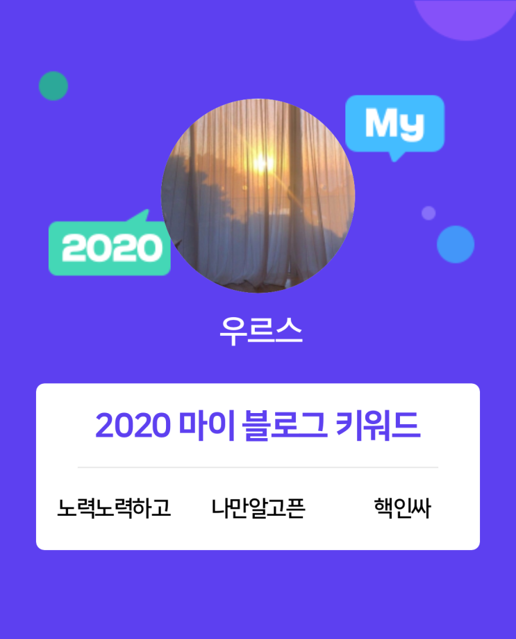  [2020 마이블로그 리포트] 한 눈에 보는 올해 내 블로그 데이터!