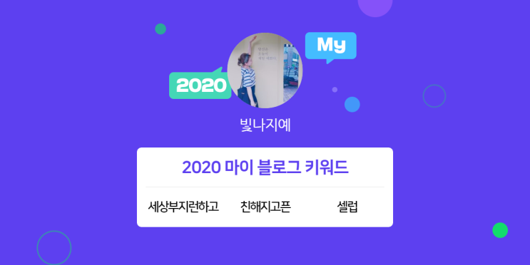 [2020 마이블로그 리포트] 한 눈에 보는 올해 내 블로그 데이터!