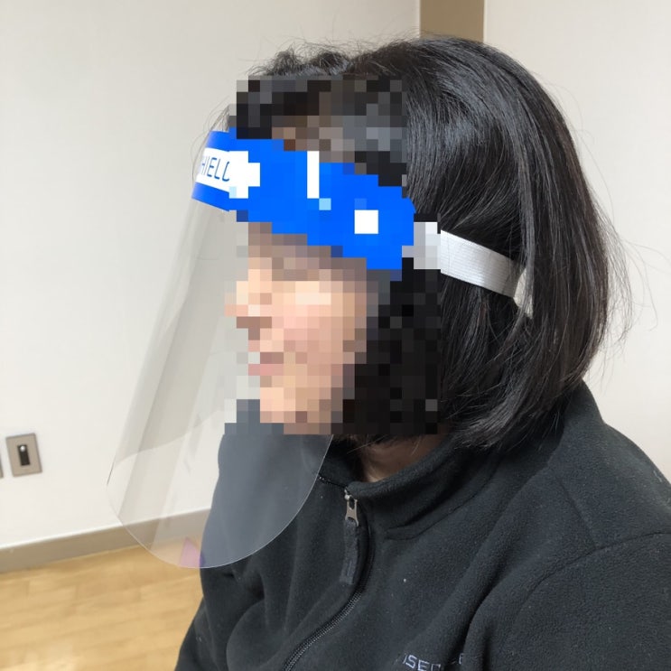  코로나차단 비말차단, 페이스쉴드!