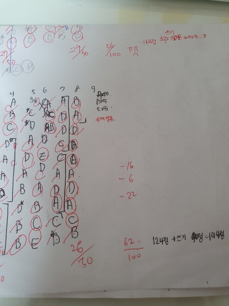  1월9일 HSK6급 도전