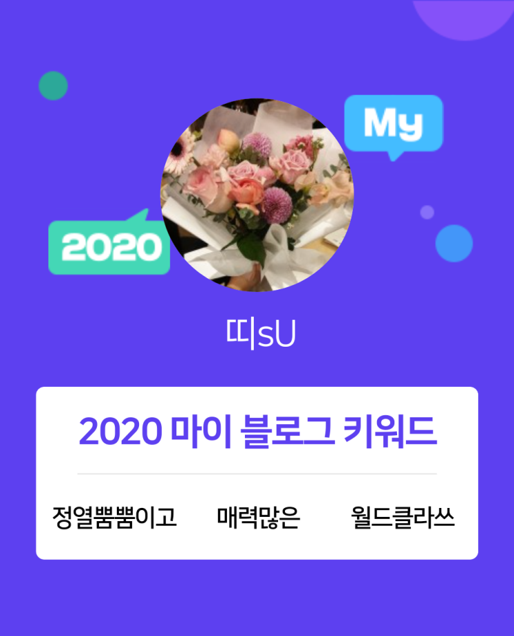  [2020 마이블로그 리포트] 한 눈에 보는 올해 내 블로그 데이터!