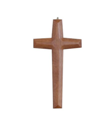 연말 기도와 가온 원목 벽걸이 나무 십자가