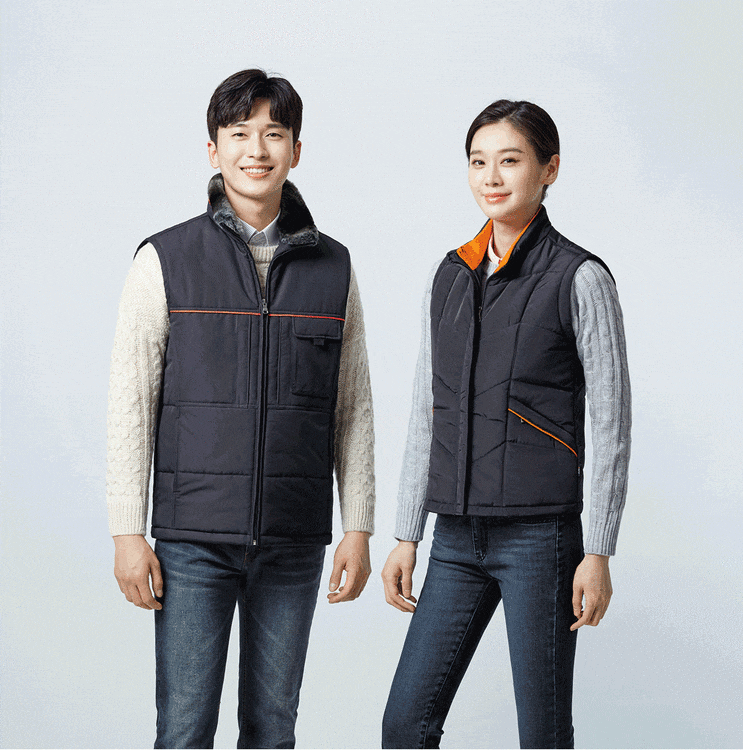  단체 근무복 패딩조끼 겨울조끼 패딩조끼 솜조끼 발열조끼 보온조끼 털조끼 솜패딩 퀼팅조끼 단체조끼 단체복 대구 서문시장 세원사