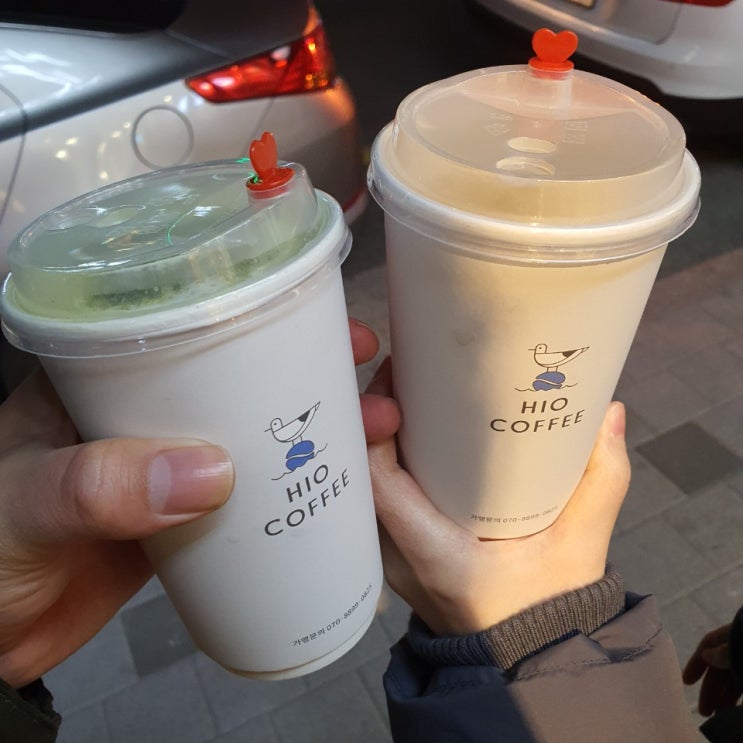  광안리 다녀왔습니다 / 하이오커피 남천점 녹차라떼 테이크아웃