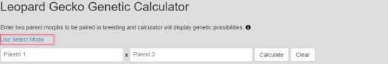 레오파드게코 모프 계산기(Leopard Gecko Genetic Calculator)