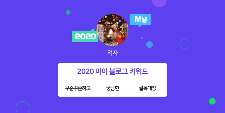 [2020 마이블로그 리포트] 한 눈에 보는 올해 내 블로그 데이터!