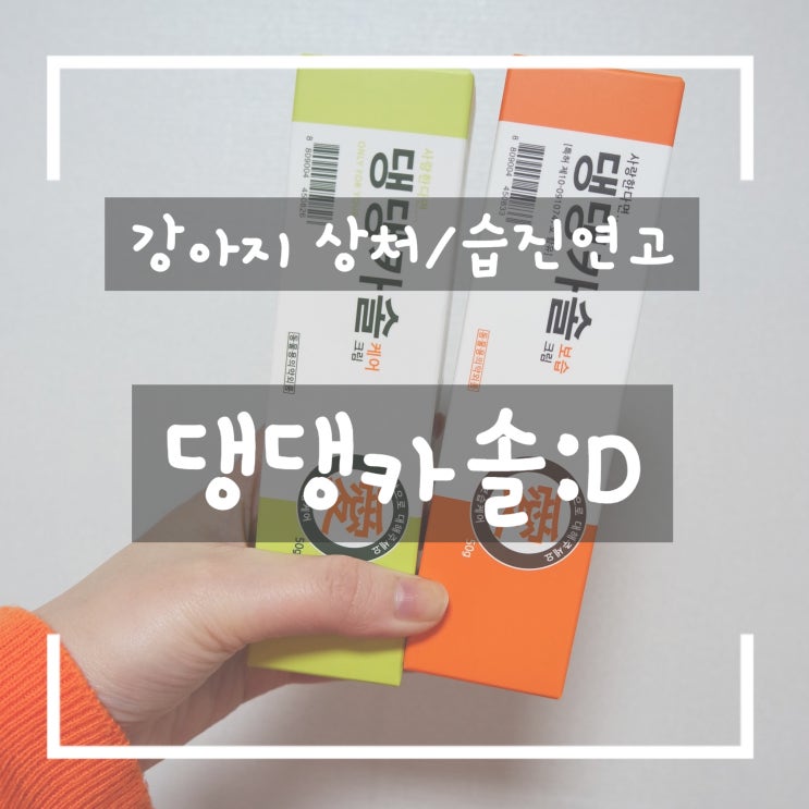  뷰티타임에서 루나가 사용한 강아지 피부연고 '댕댕카솔' 후기