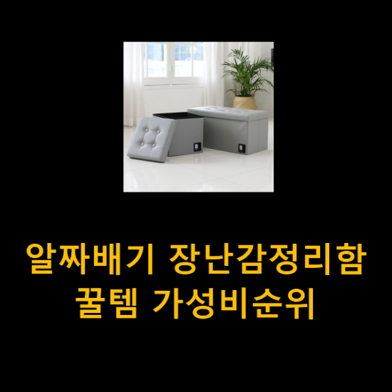  알짜배기 장난감정리함 꿀템 가성비순위