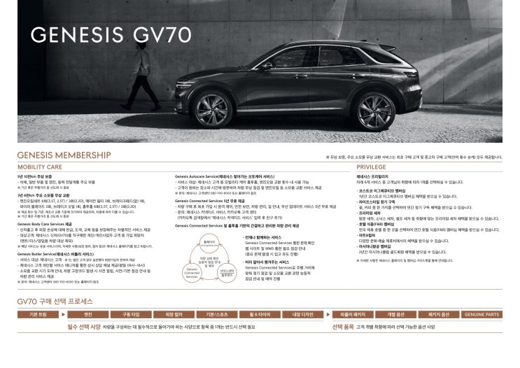 제네시스 GV70 출시 가격표 . 제네시스 GV70 신차가격표 옵션표 등급표