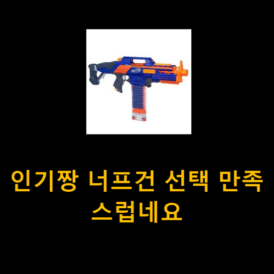 인기짱 너프건 선택 만족스럽네요