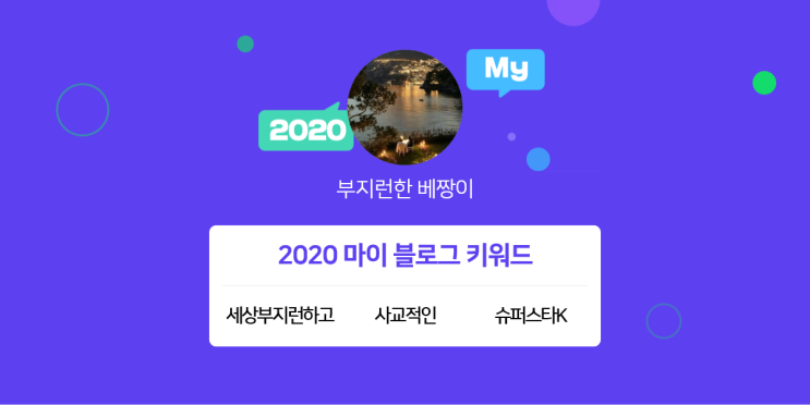  [2020 마이블로그 리포트] 한 눈에 보는 올해 내 블로그 데이터!